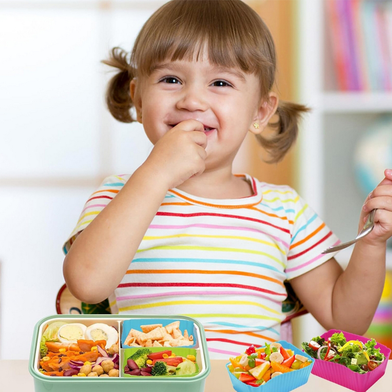 8 divisores de silicona para l - Food Storage Dividers reseña y precio