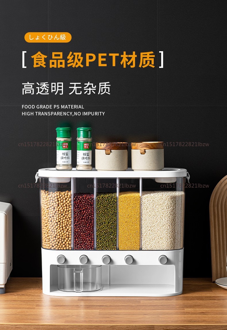 Recipiente para almacenar gran - Food Storage Dividers reseña y precio