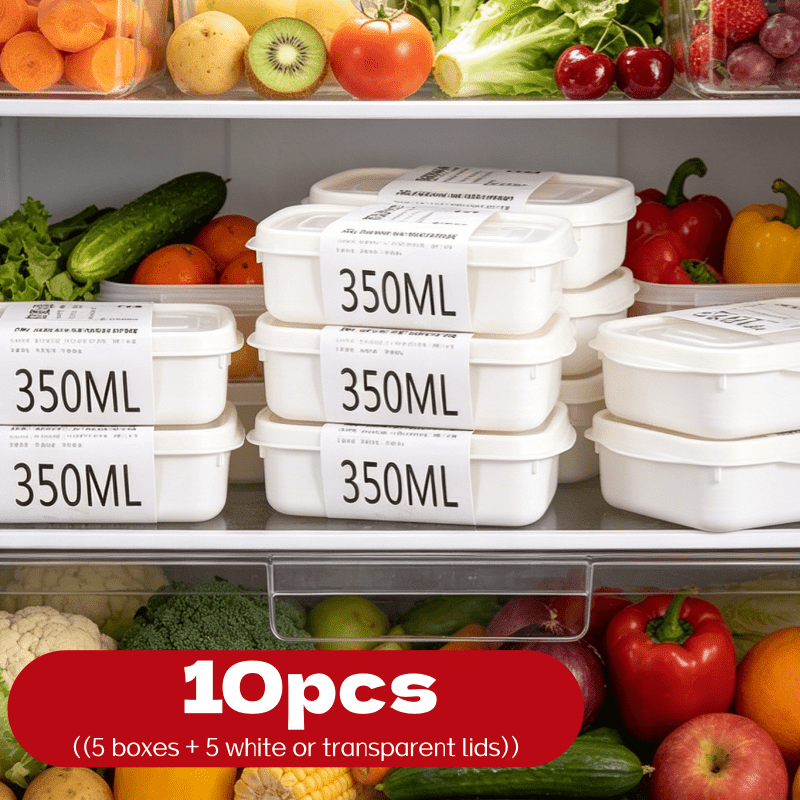 Juego de 10 Recipientes Apilab - Food Storage Boxes With Lids reseña y precio