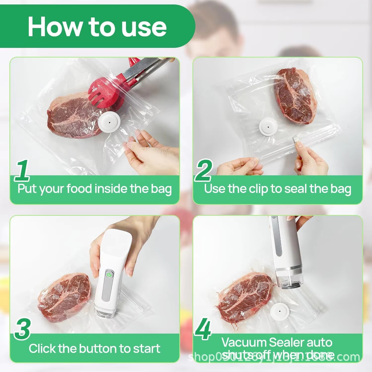 Sellador al Vacío para Aliment - Food Storage Vacuum Sealer Machine reseña y precio