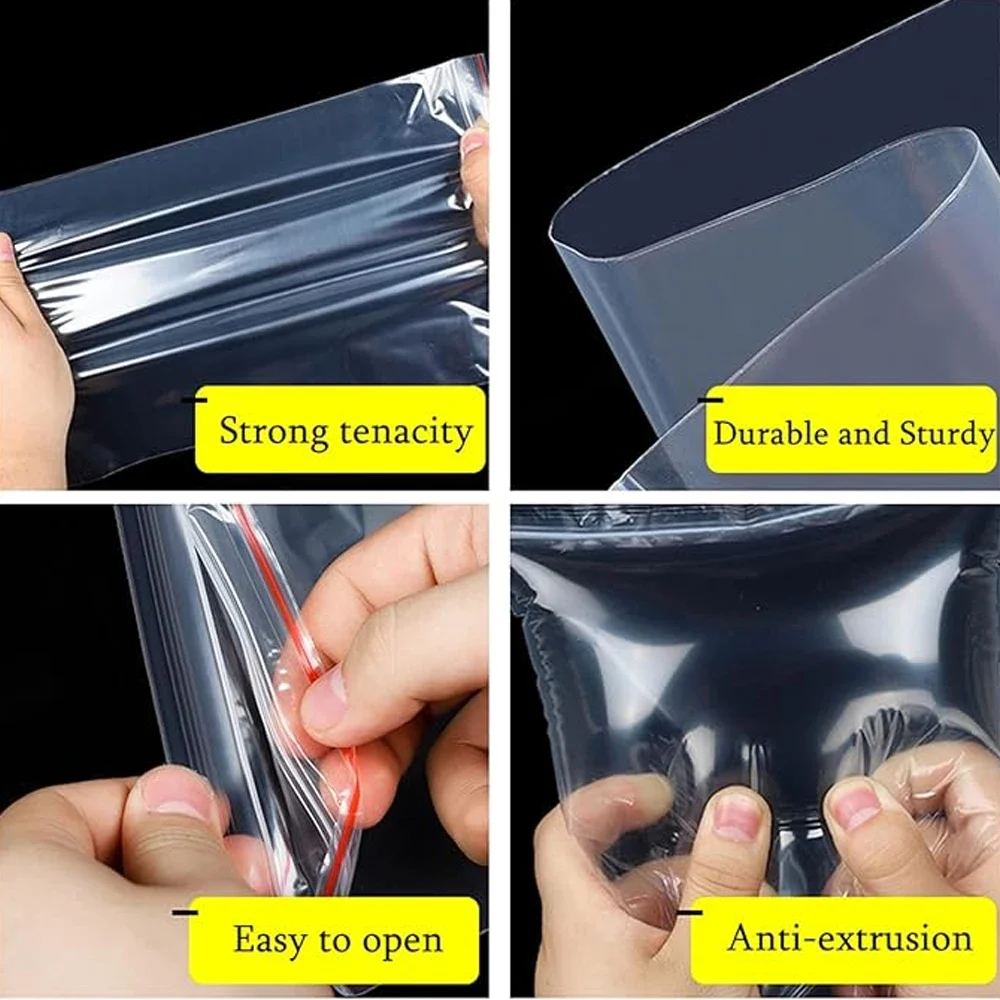 Bolsas transparentes resellabl - Food Storage Lock Box reseña y precio