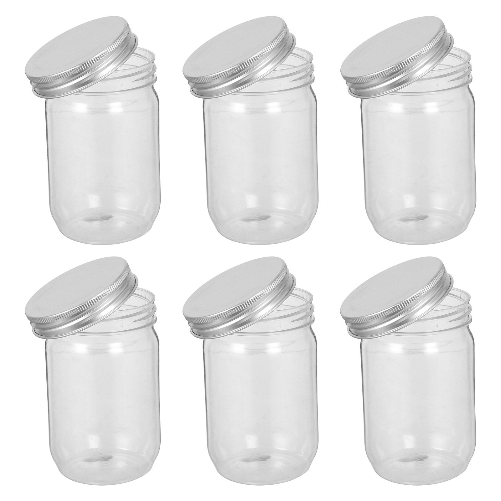 6 Frascos de Plástico Transpar - Food Storage Plastic reseña y precio