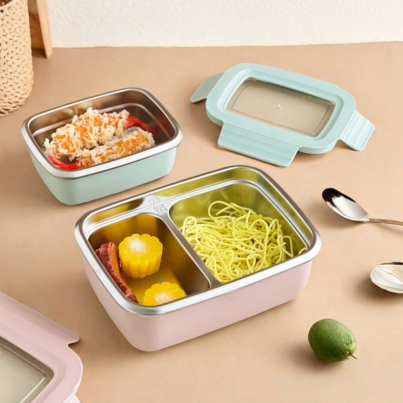 Lonchera Bento Dividida de Ace - Stainless Lunch Box reseña y precio