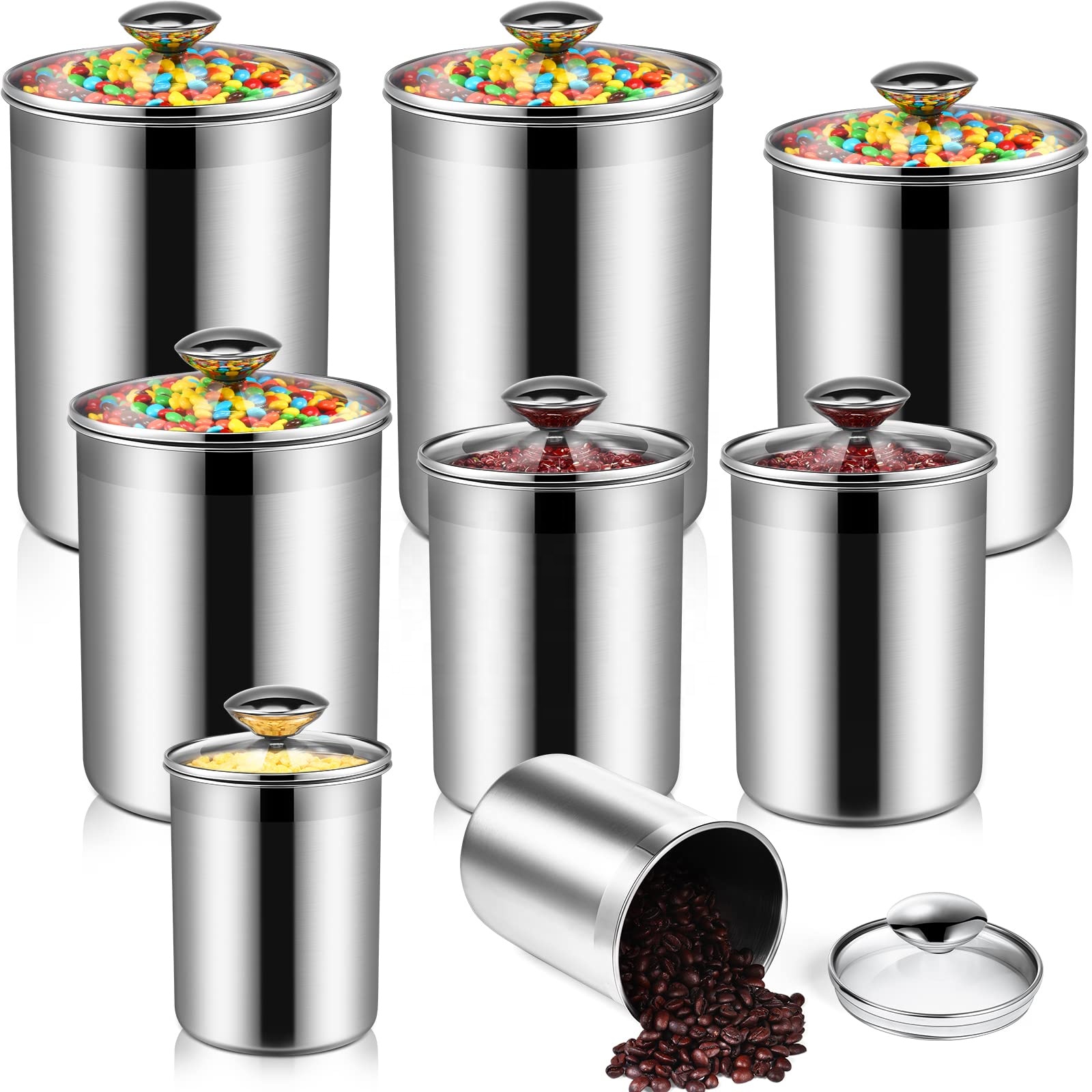 Contenedores de almacenamiento - Food Storage Glass Container Set reseña y precio