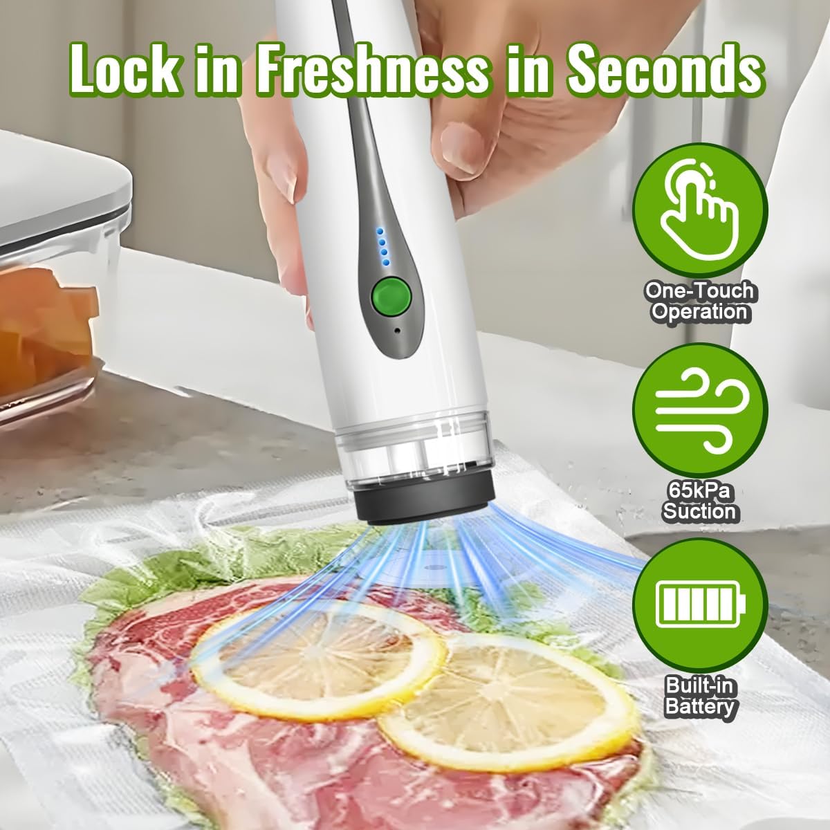 Máquina Selladora al Vacío Aut - Food Storage Vacuum Sealer Machine reseña y precio