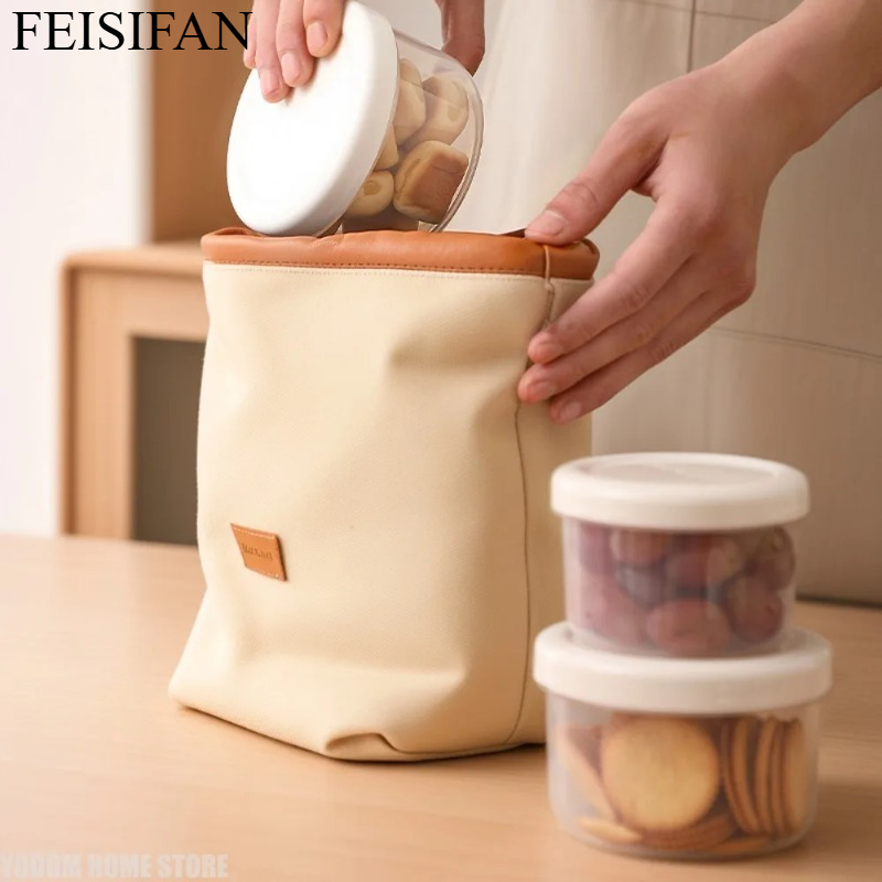 Contenedor Redondo Portátil de - Food Storage Boxes With Lids reseña y precio