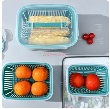 Cesta de drenaje grande para c - Food Storage Box Large reseña y precio