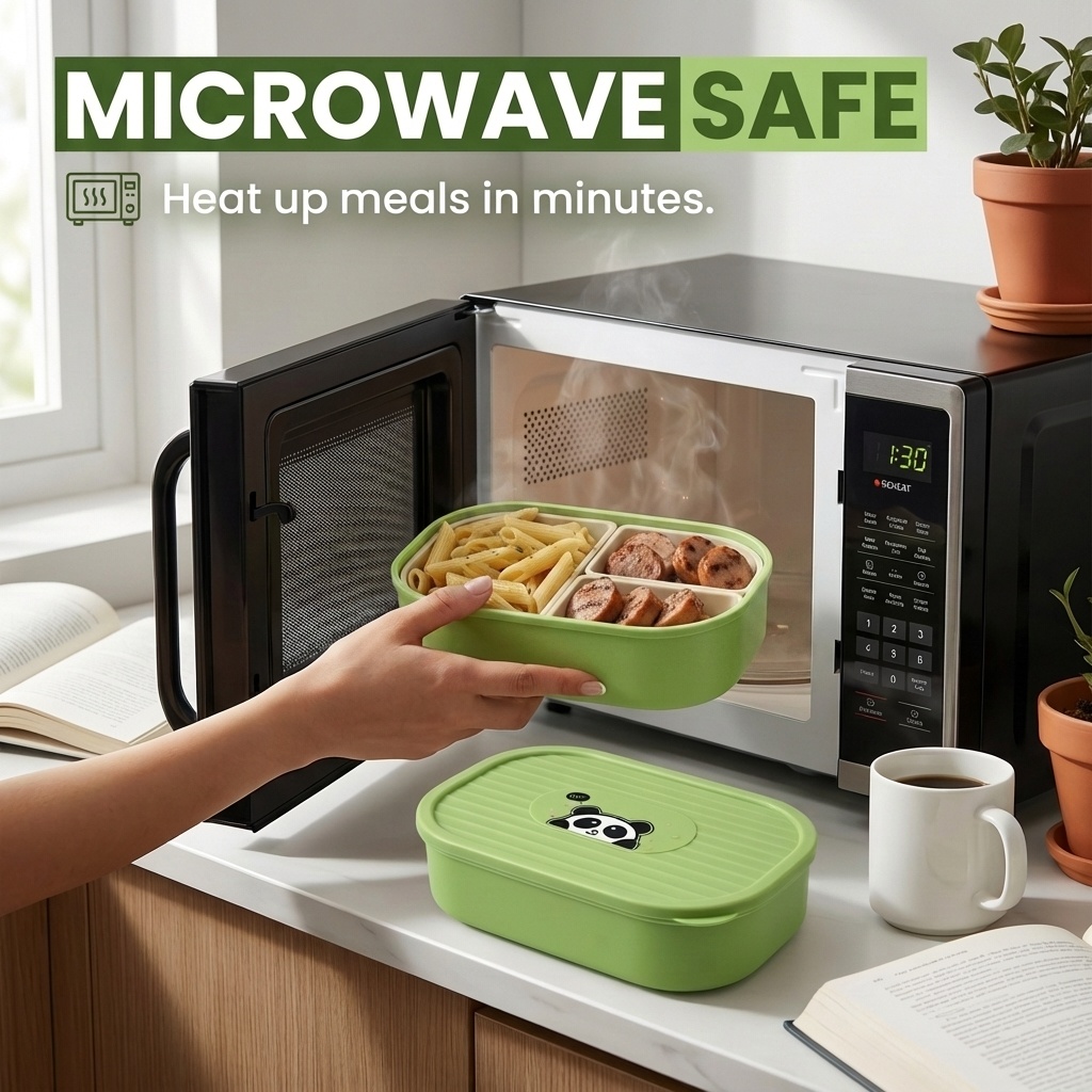 Lonchera de plástico con divis - Food Storage Dividers reseña y precio