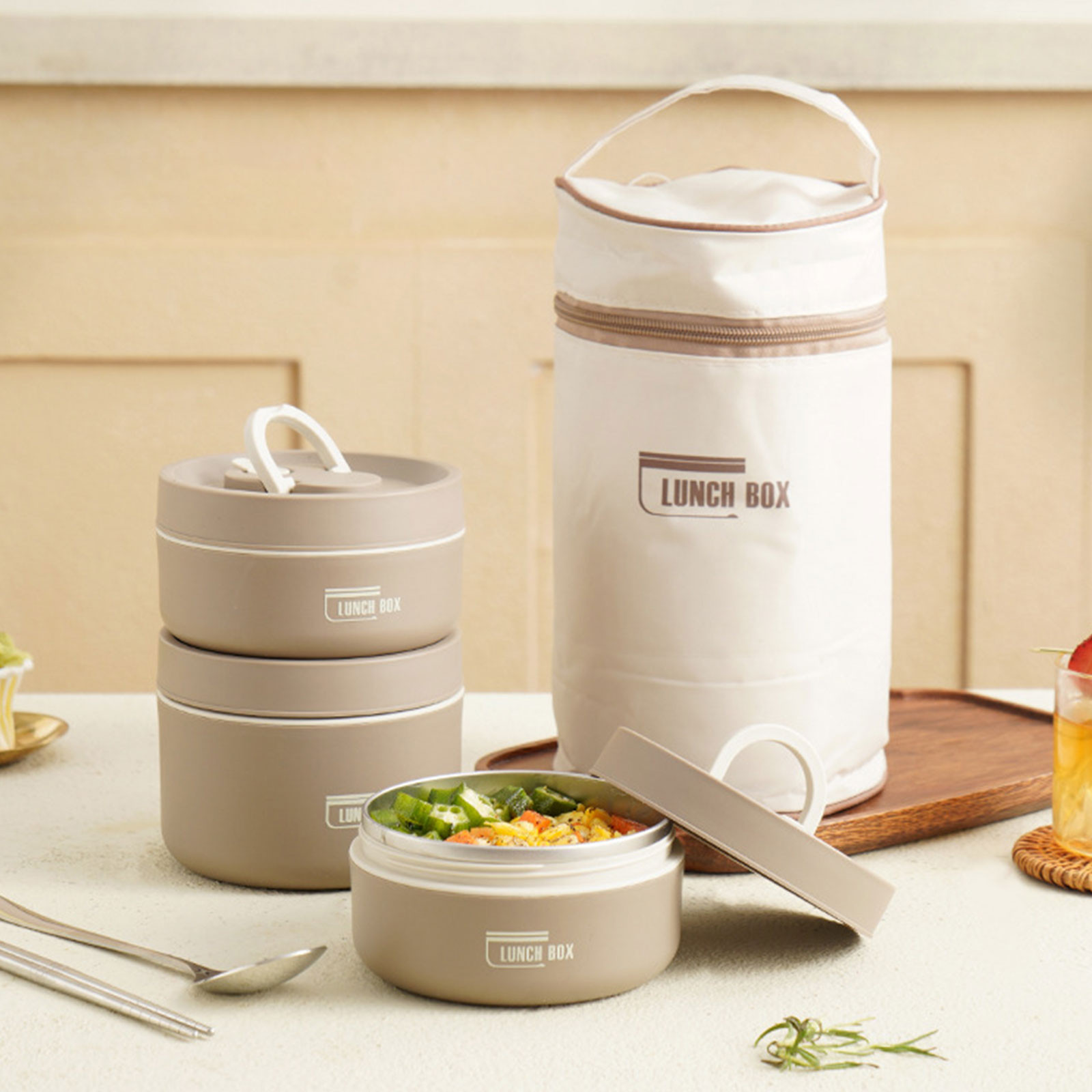 Lonchera Térmica de Acero Inox - Stainless Lunch Box reseña y precio