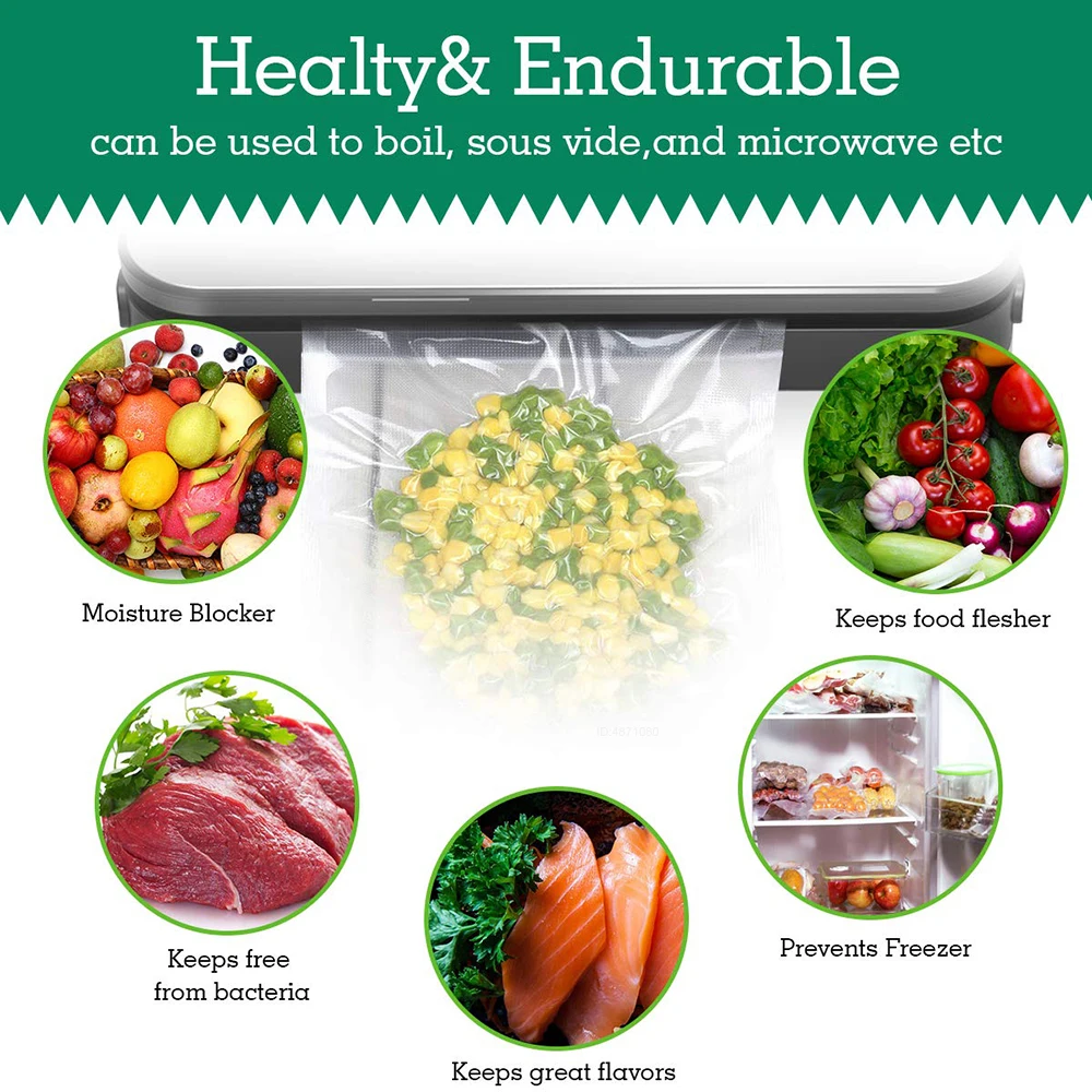 Bolsas en rollo Sous Vide para - Food Storage Vacuum Sealer Machine reseña y precio