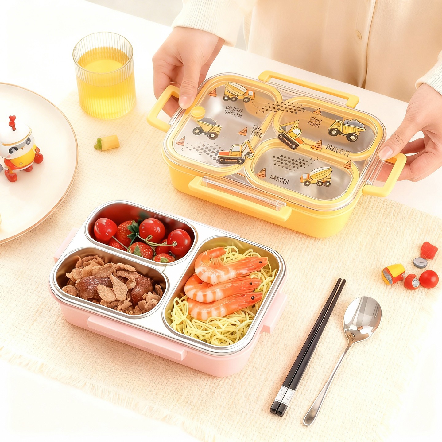 Lonchera Infantil de Gran Capa - Food Storage Box Large reseña y precio