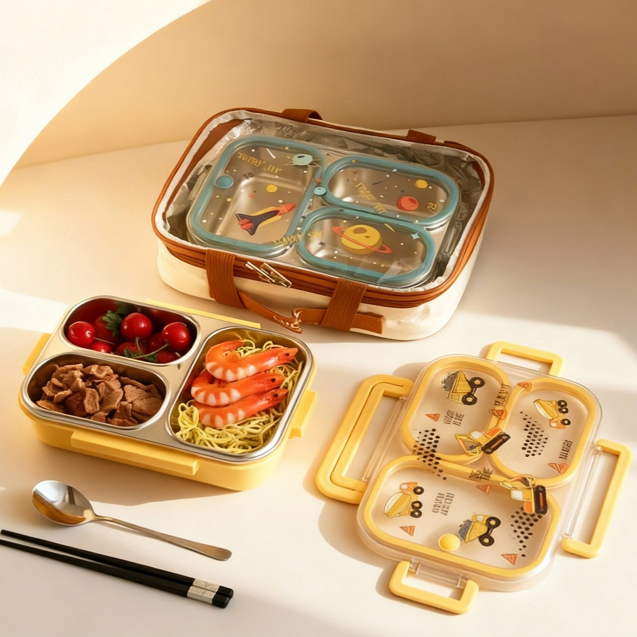 Lonchera Infantil de Gran Capa - Food Storage Box Large reseña y precio